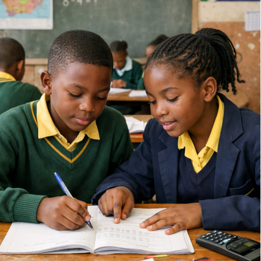 Students collaborating